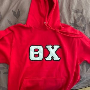 College Greek letters Omicron Chi (OX) size M, hoodie